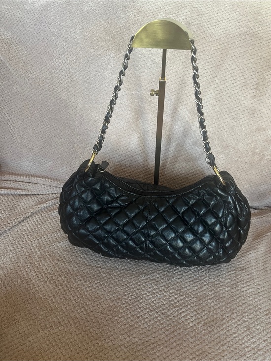 Cato Handbags - Cato Quilted Black Leather Shoulder Handbag
